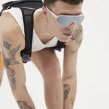 IZIPIZI - SPEED Fahrradbrille • Sand All Weather - ROSA ECK