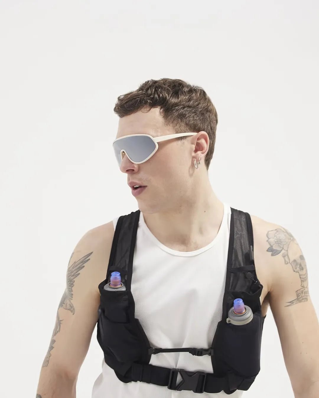 IZIPIZI - SPEED Fahrradbrille • Sand All Weather - ROSA ECK
