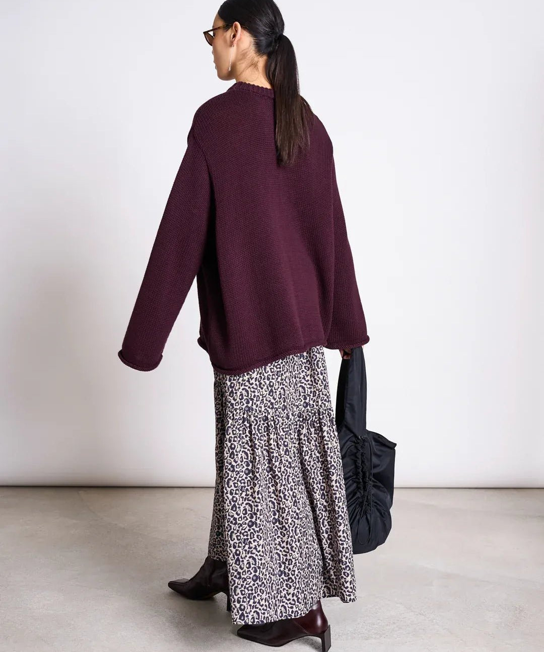 JAN ‘N JUNE - ALCA Stufen - Maxirock • Leo Print - ROSA ECK Concept Store