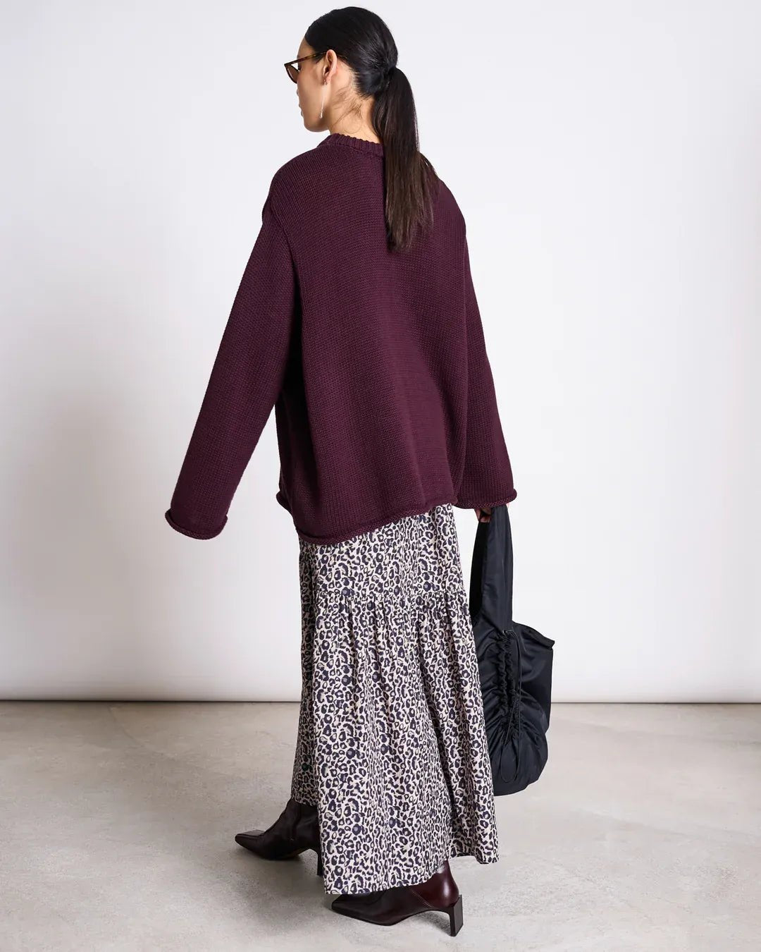 JAN ‘N JUNE - ALCA Stufen - Maxirock • Leo Print - ROSA ECK Concept Store