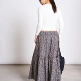 JAN ‘N JUNE - ALCA Stufen - Maxirock • Leo Print - ROSA ECK Concept Store