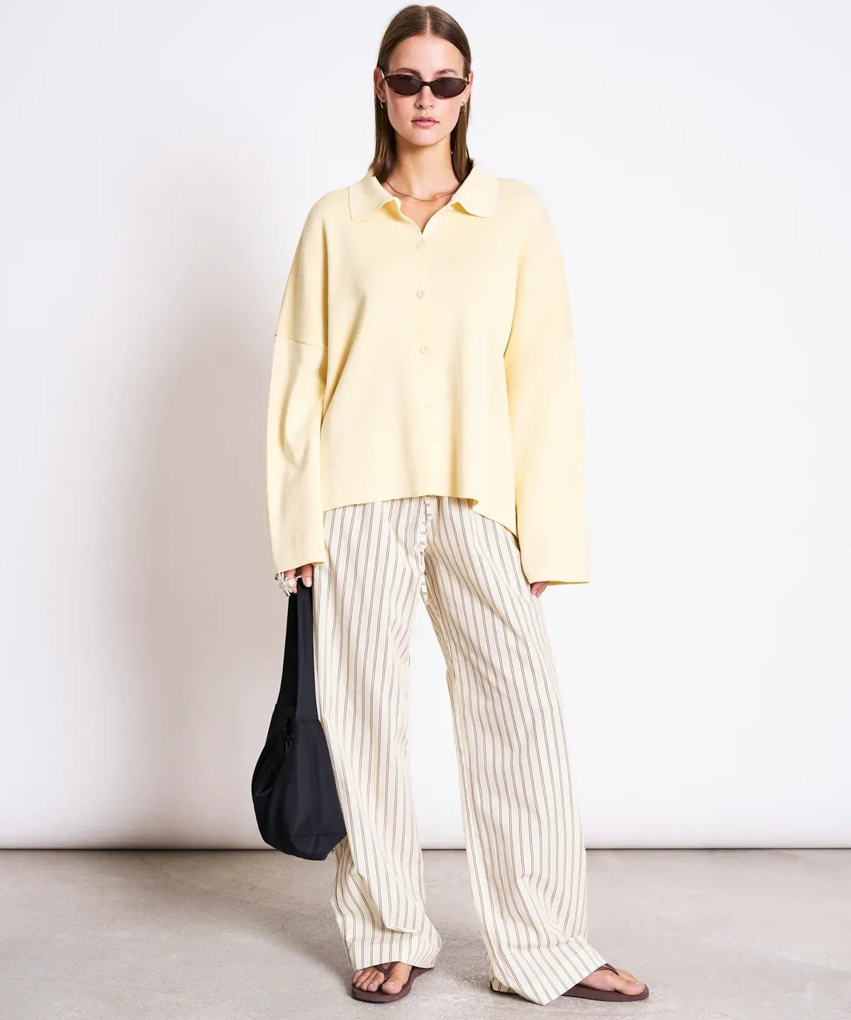 JAN ’N JUNE - ANJO Strickjacke • Buttermilk - ROSA ECK