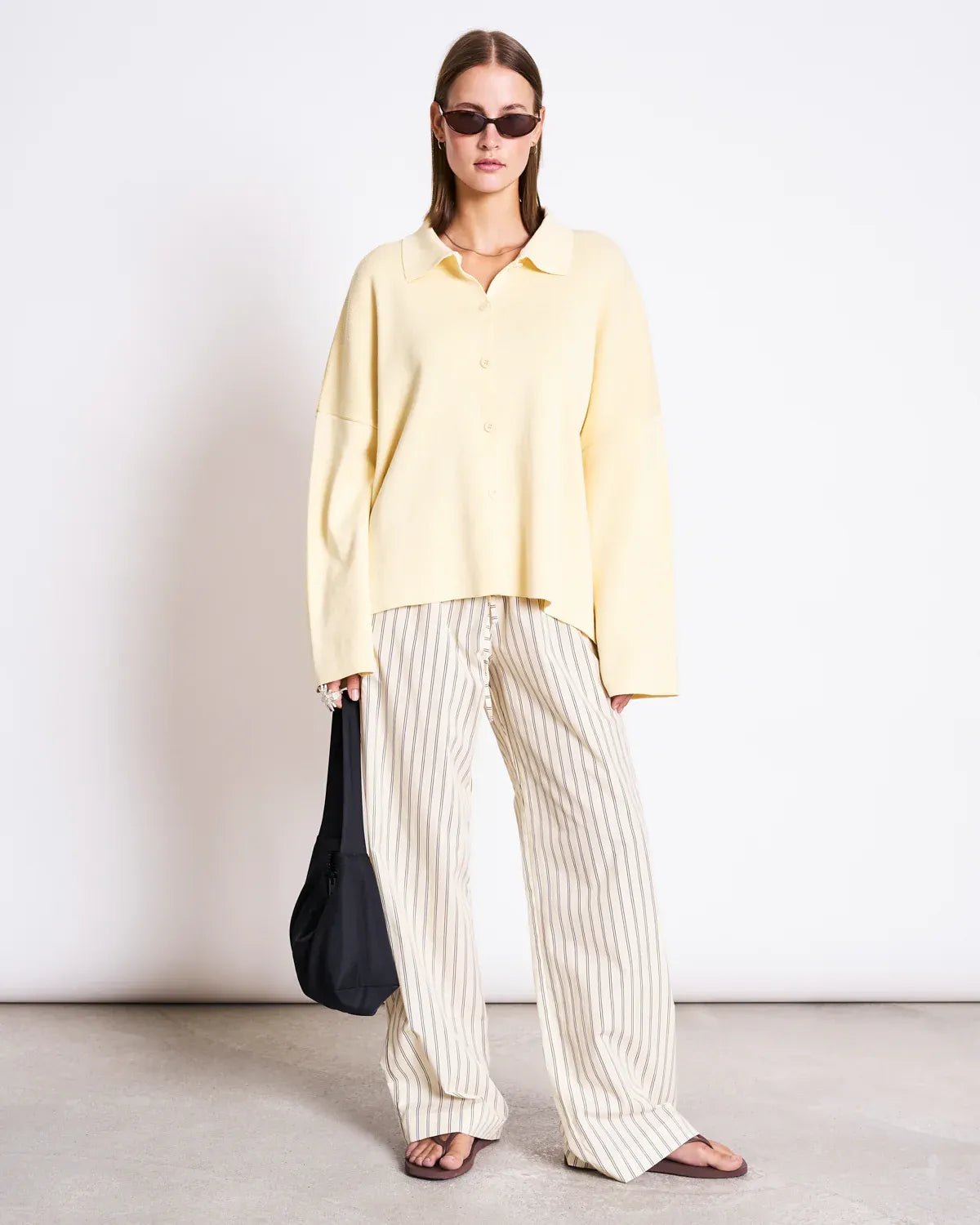 JAN ’N JUNE - ANJO Strickjacke • Buttermilk - ROSA ECK