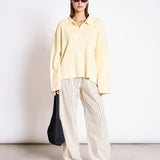 JAN ’N JUNE - ANJO Strickjacke • Buttermilk - ROSA ECK