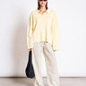 JAN ’N JUNE - ANJO Strickjacke • Buttermilk - ROSA ECK
