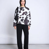 JAN 'N JUNE - CAMIA Oversized-Longsleeve • Cow Print - ROSA ECK