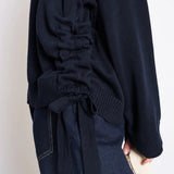 JAN ’N JUNE - CAPER Tie Sweater • Nightfall - ROSA ECK