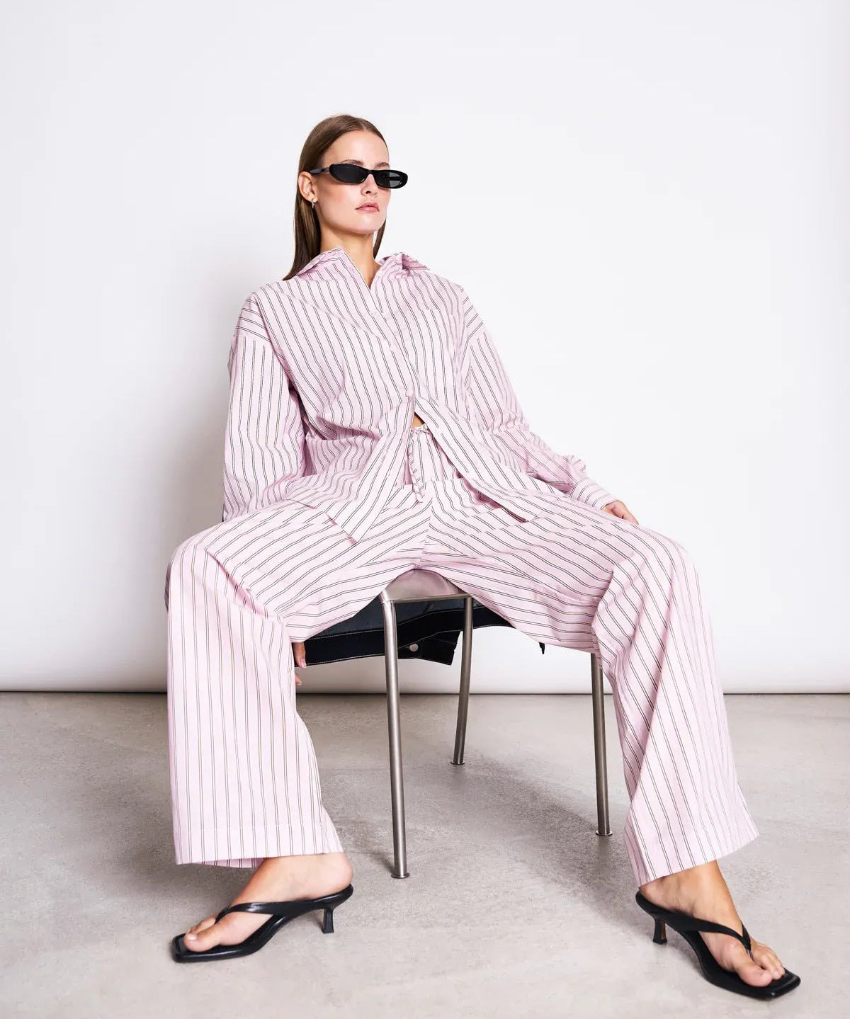 JAN 'N JUNE - CETOS Hose • Light Orchid Striped - ROSA ECK
