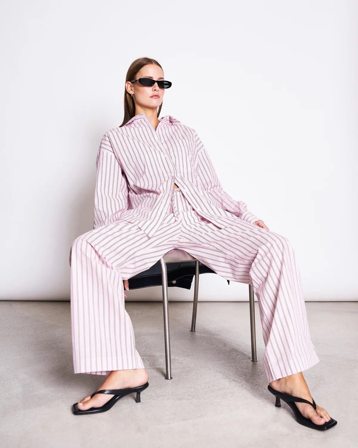 JAN 'N JUNE - CETOS Hose • Light Orchid Striped - ROSA ECK