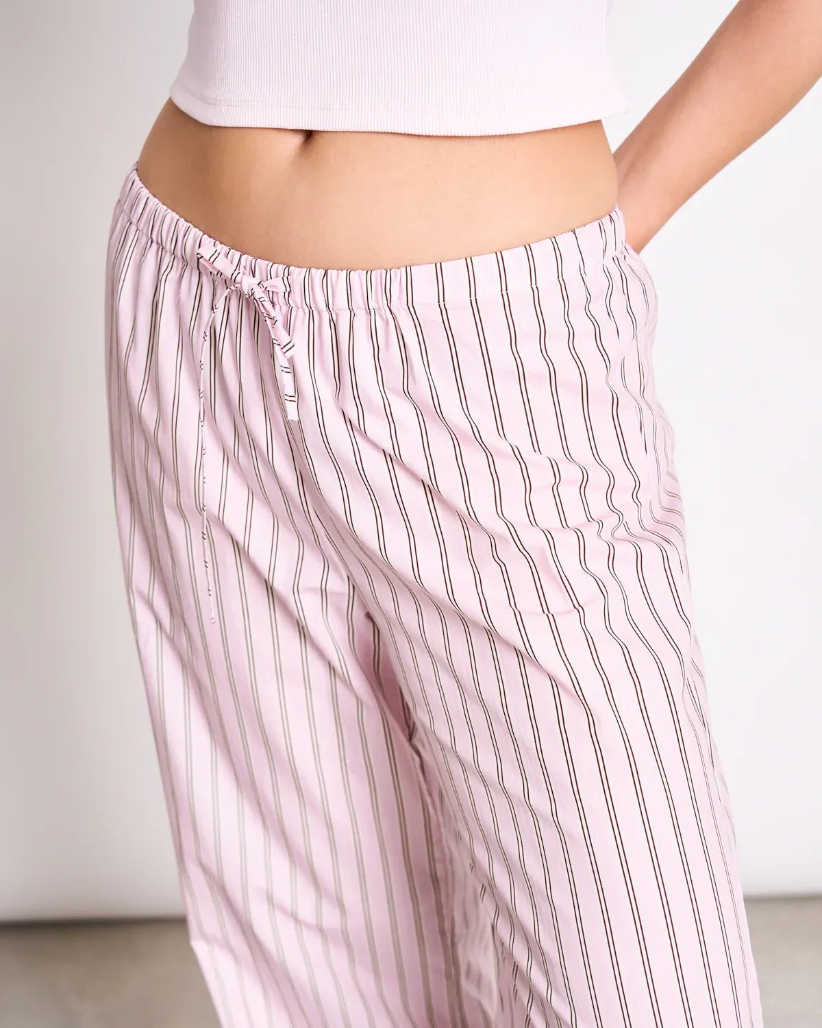 JAN 'N JUNE - CETOS Hose • Light Orchid Striped - ROSA ECK