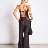 JAN ’N JUNE - CICONIA Rückenfreies Top • Clay - ROSA ECK