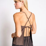 JAN ’N JUNE - CICONIA Rückenfreies Top • Clay - ROSA ECK