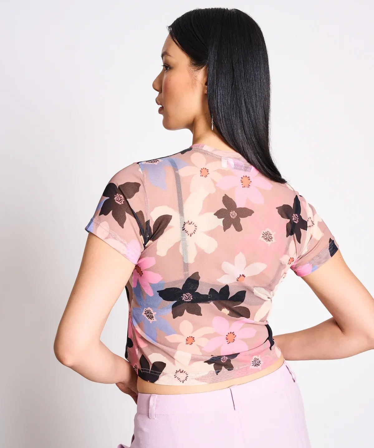 JAN 'N JUNE - EVIE Mesh - T-Shirt • Wild Bloom - ROSA ECK