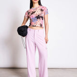 JAN 'N JUNE - EVIE Mesh - T-Shirt • Wild Bloom - ROSA ECK