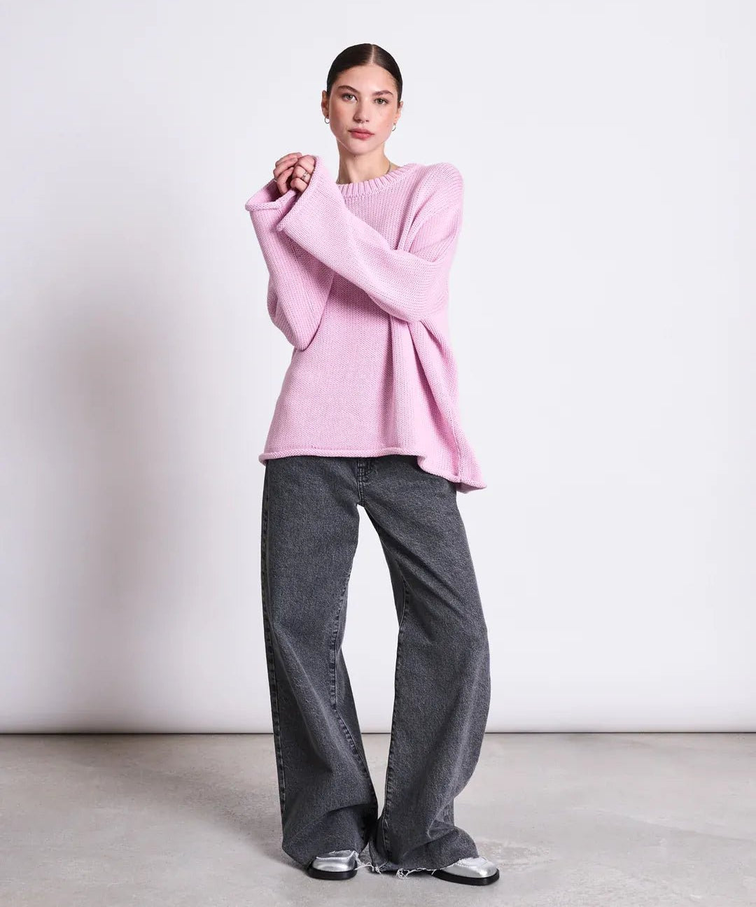 JAN ‘N JUNE - JUMPER SONA LIGHT ORCHID GOTS - Pullover - ROSA ECK