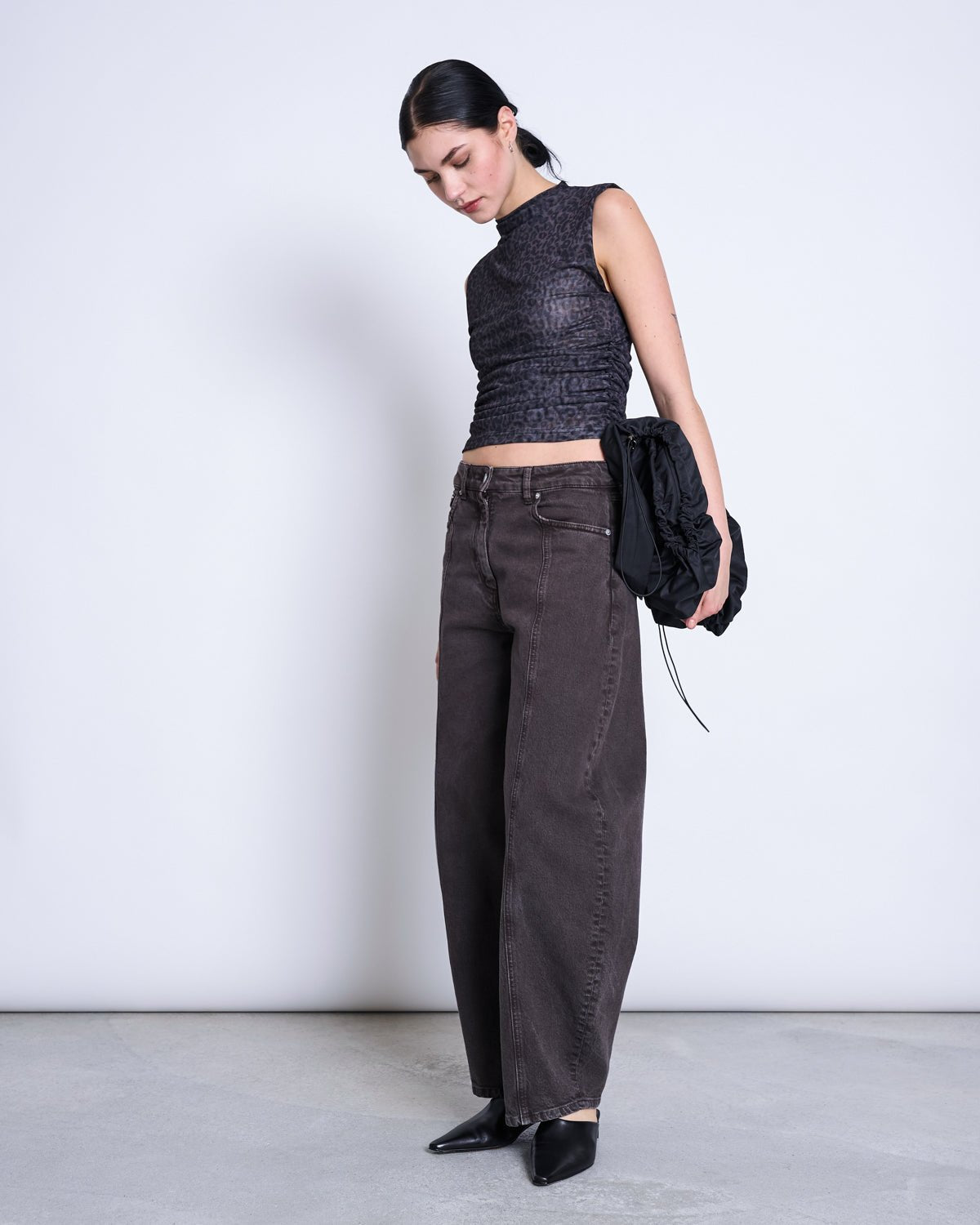 JAN 'N JUNE - LAGUNA Mesh-Top • Dark Leo Print - ROSA ECK