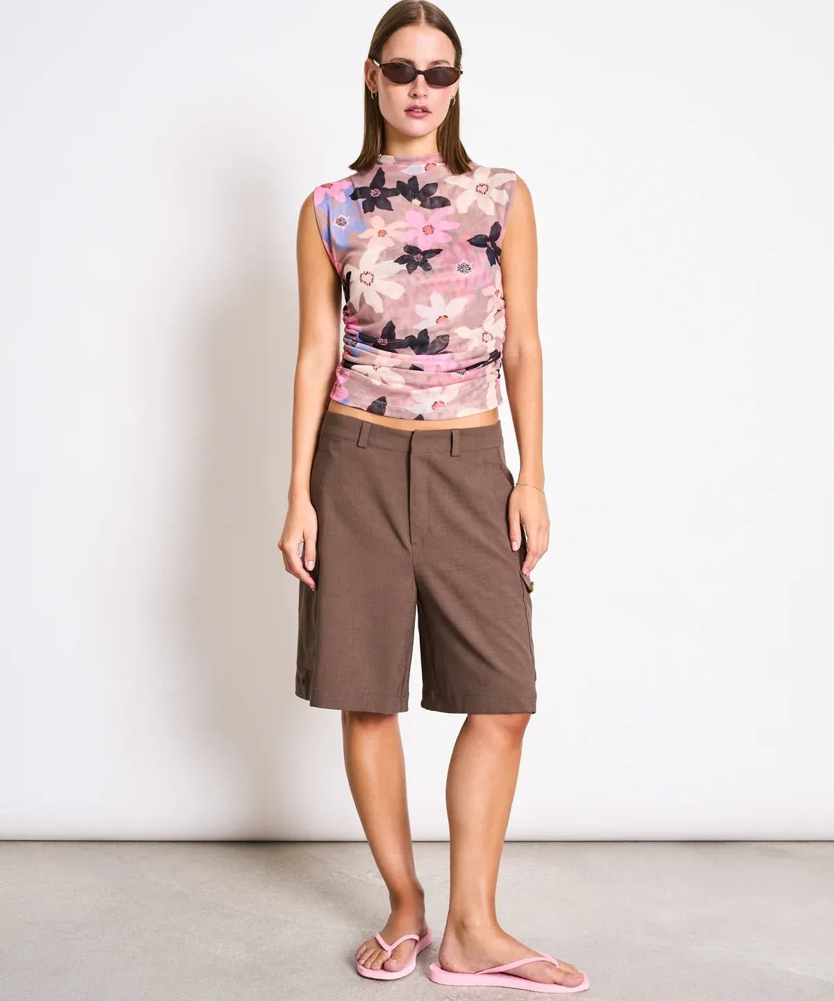 JAN 'N JUNE - LAGUNA Mesh - Top • Wild Bloom - ROSA ECK