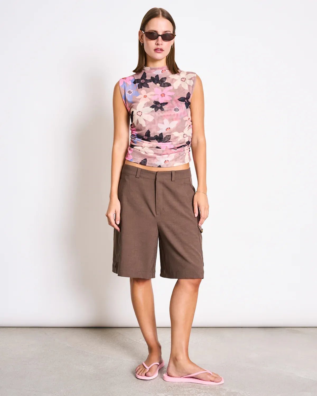 JAN 'N JUNE - LAGUNA Mesh - Top • Wild Bloom - ROSA ECK
