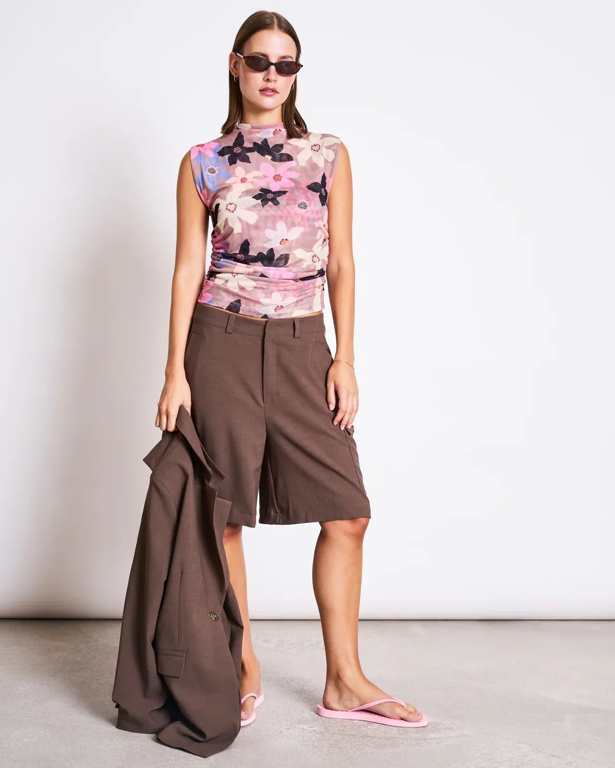 JAN 'N JUNE - LAGUNA Mesh - Top • Wild Bloom - ROSA ECK