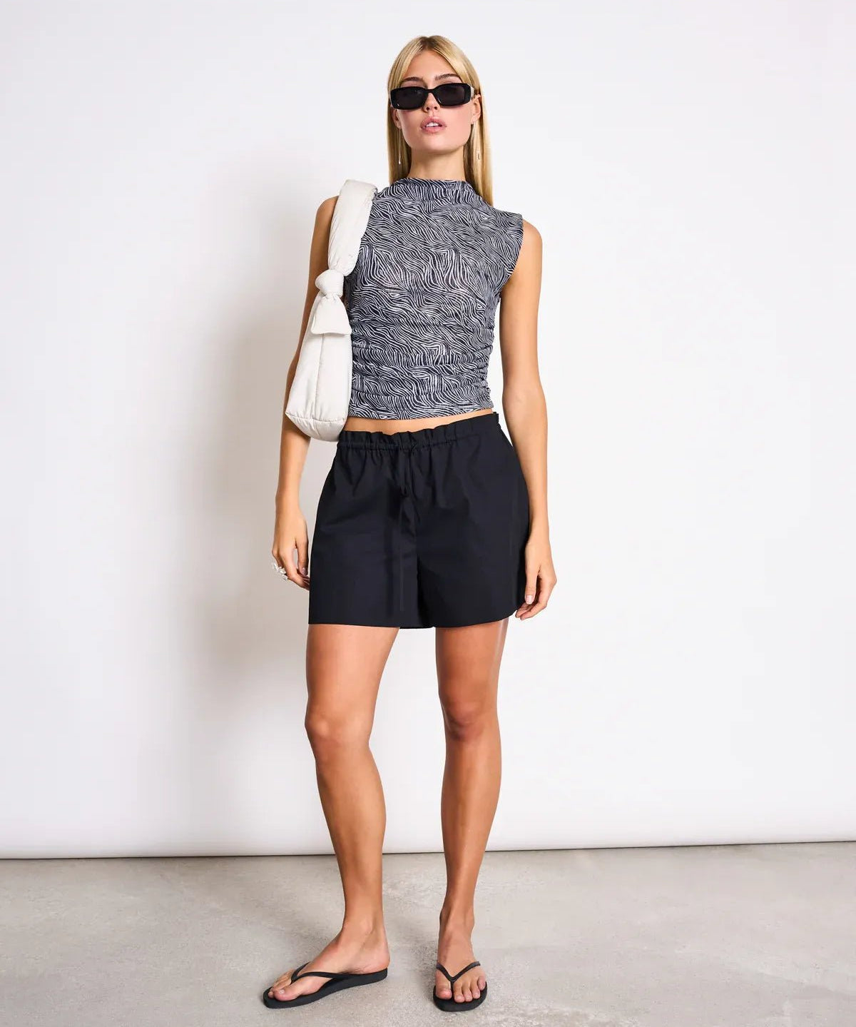 JAN 'N JUNE - LAGUNA Mesh - Top • Zebra Print - ROSA ECK
