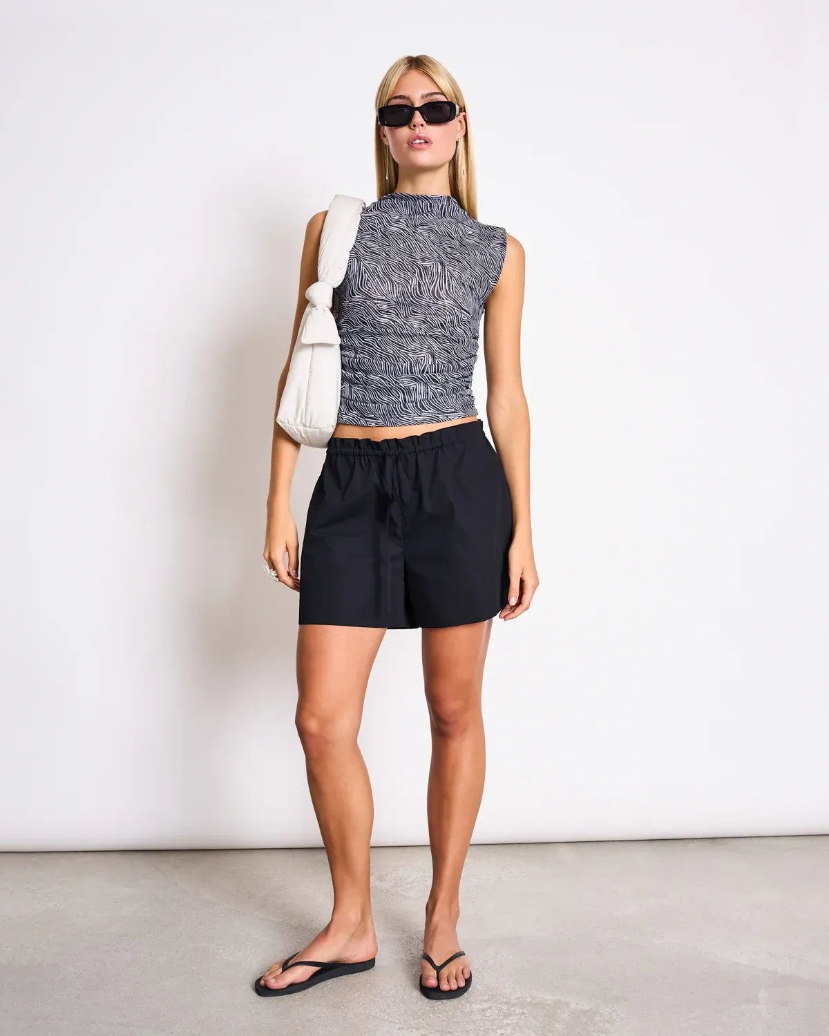 JAN 'N JUNE - LAGUNA Mesh - Top • Zebra Print - ROSA ECK