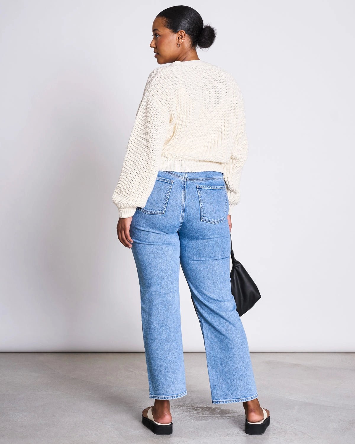 JAN 'N JUNE - LENA Grobstrickjacke • Offwhite - ROSA ECK