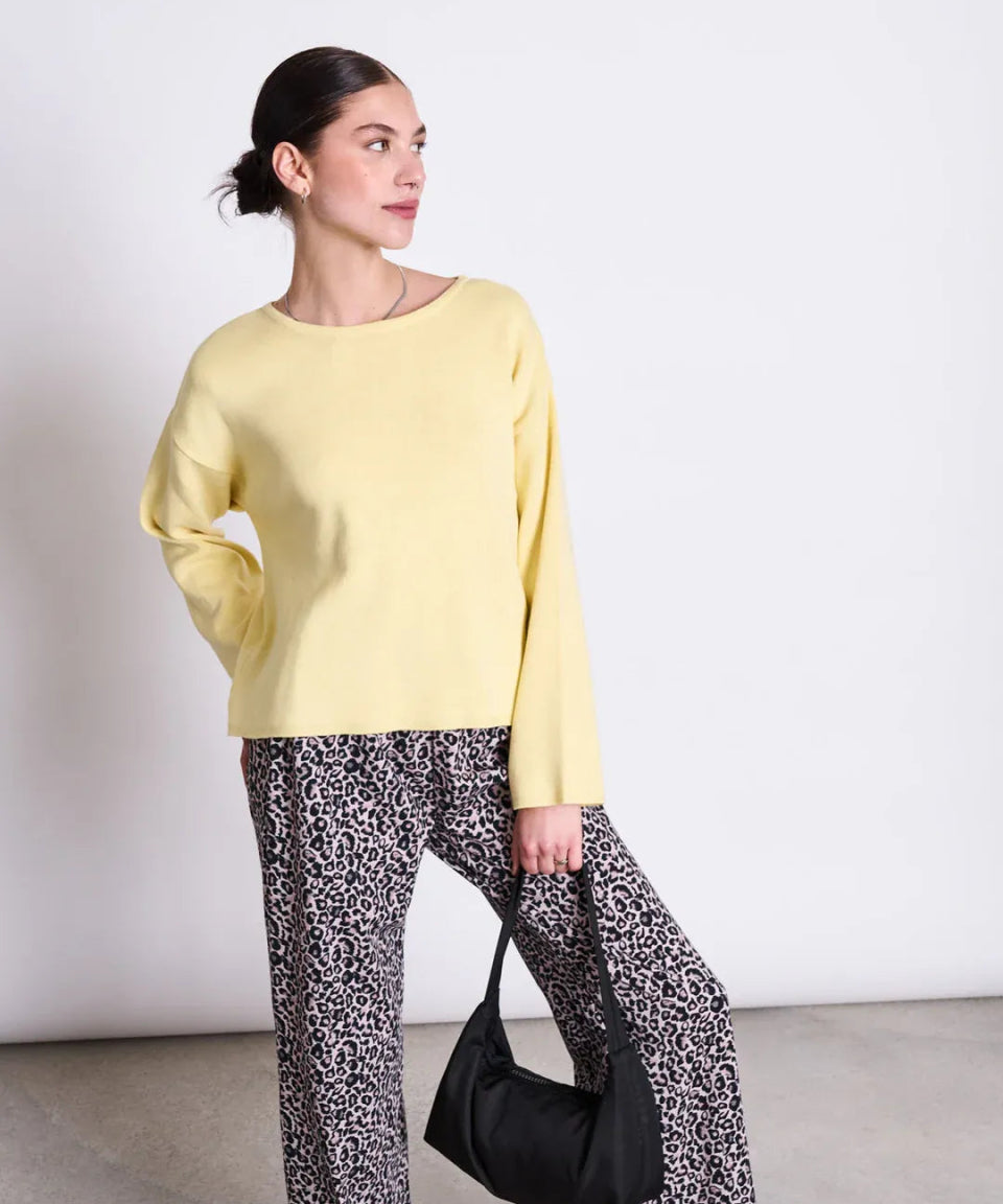 JAN ‘N JUNE - LIGHT KNIT JUMPER WILLIAMSBURG JASMINE GOTS Pullover - Pullover - ROSA ECK Concept Store
