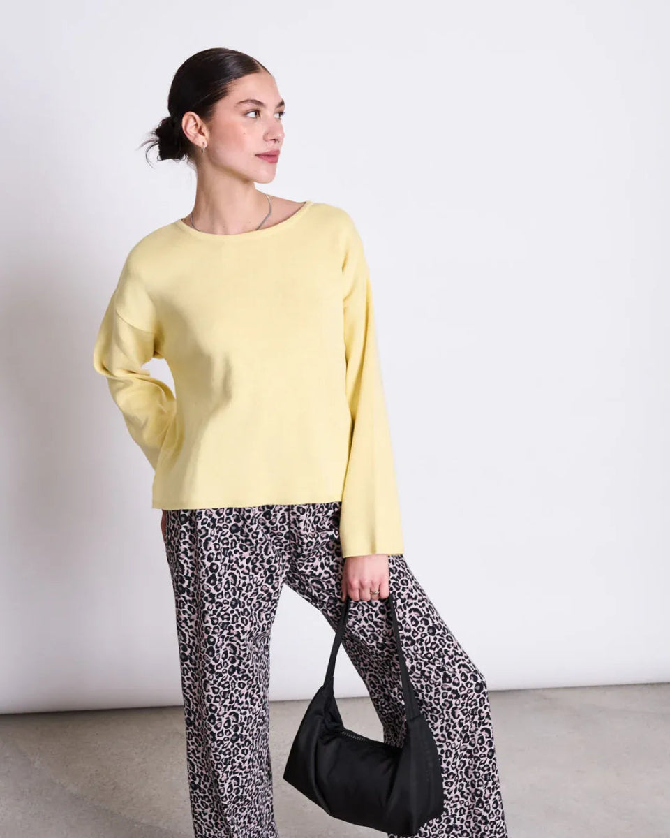 JAN ‘N JUNE - LIGHT KNIT JUMPER WILLIAMSBURG JASMINE GOTS Pullover - Pullover - ROSA ECK Concept Store