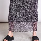 JAN ‘N JUNE - MESH MAXI SKIRT SMUK LEO PRINT - Rock - ROSA ECK