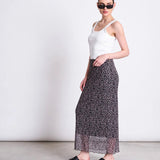 JAN ‘N JUNE - MESH MAXI SKIRT SMUK LEO PRINT - Rock - ROSA ECK