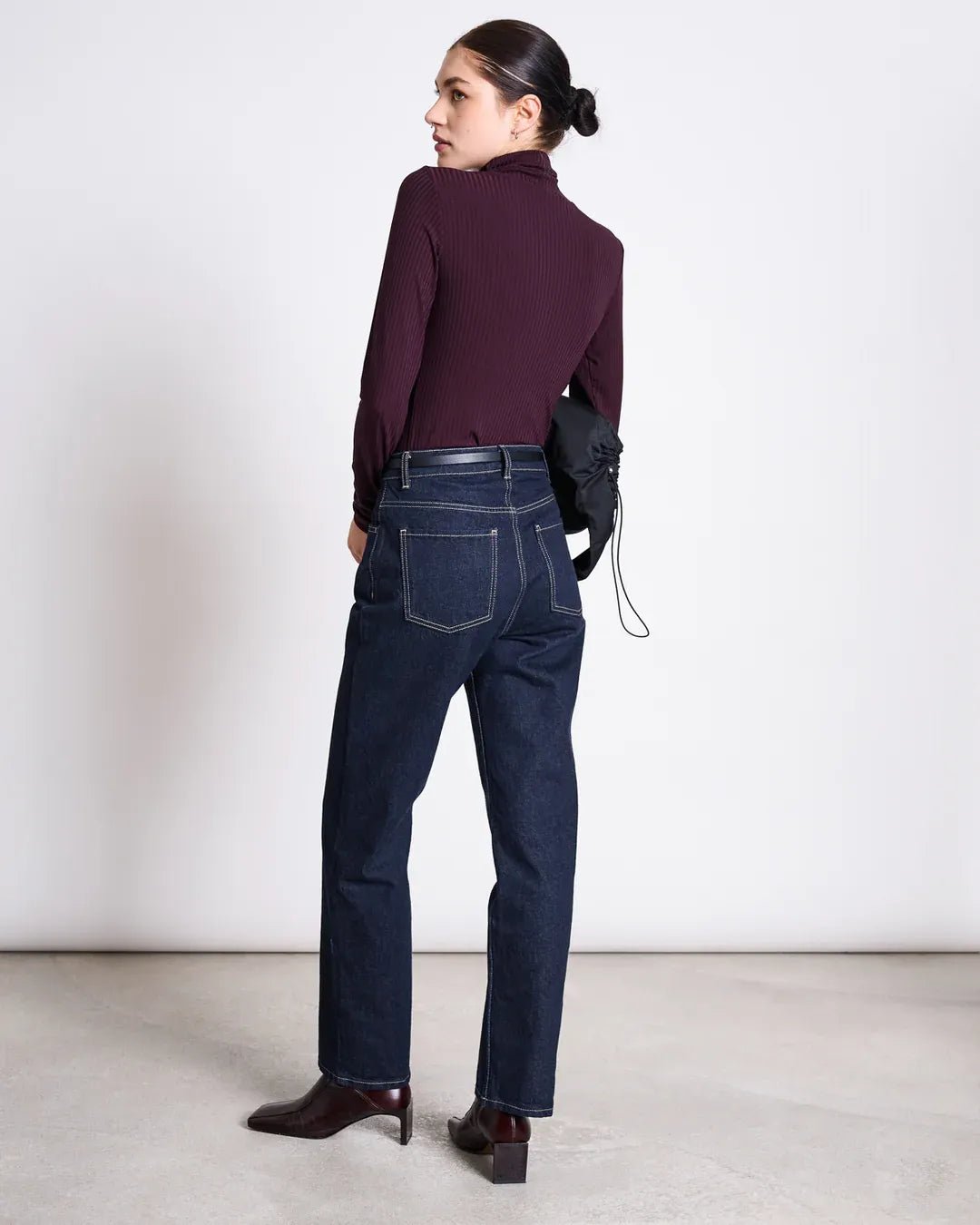 JAN ‘N JUNE - MIO Rollkragenpullover (Ripp) • Cherry Lacquer - ROSA ECK Concept Store