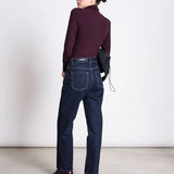 JAN ‘N JUNE - MIO Rollkragenpullover (Ripp) • Cherry Lacquer - ROSA ECK Concept Store