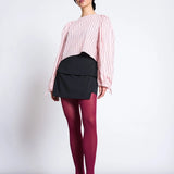 JAN 'N JUNE - NIBS Puffärmel-Bluse • Pale Pink Striped - ROSA ECK