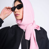 JAN 'N JUNE - NIRA Kapuzenschal • Pale Pink - ROSA ECK