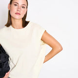JAN ’N JUNE - OVAR T-Shirt • Buttermilk - ROSA ECK