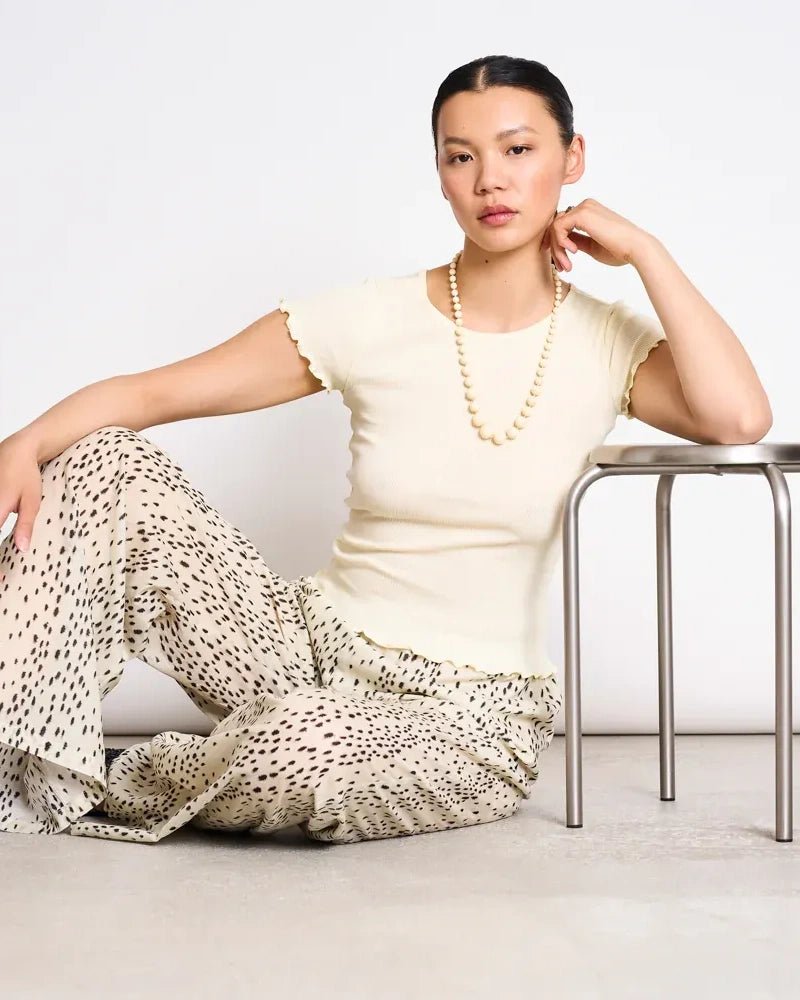 JAN 'N JUNE - REN T-Shirt • Buttermilk - ROSA ECK