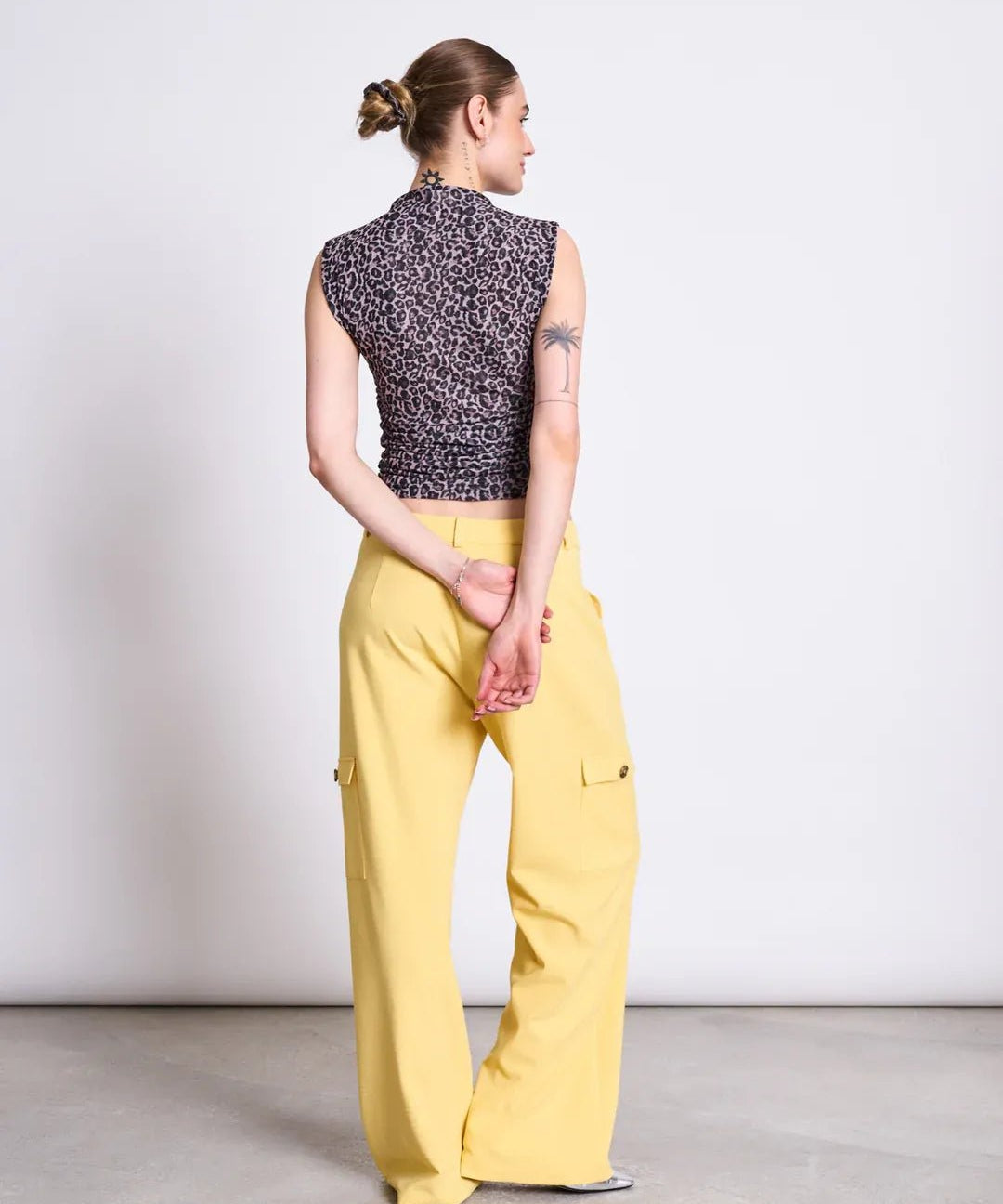 JAN ‘N JUNE - RUFFLE TOP LAGUNA LEO PRINT - Top - ROSA ECK Concept Store