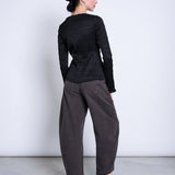JAN 'N JUNE - SENNA Smock-Longsleeve • Black - ROSA ECK