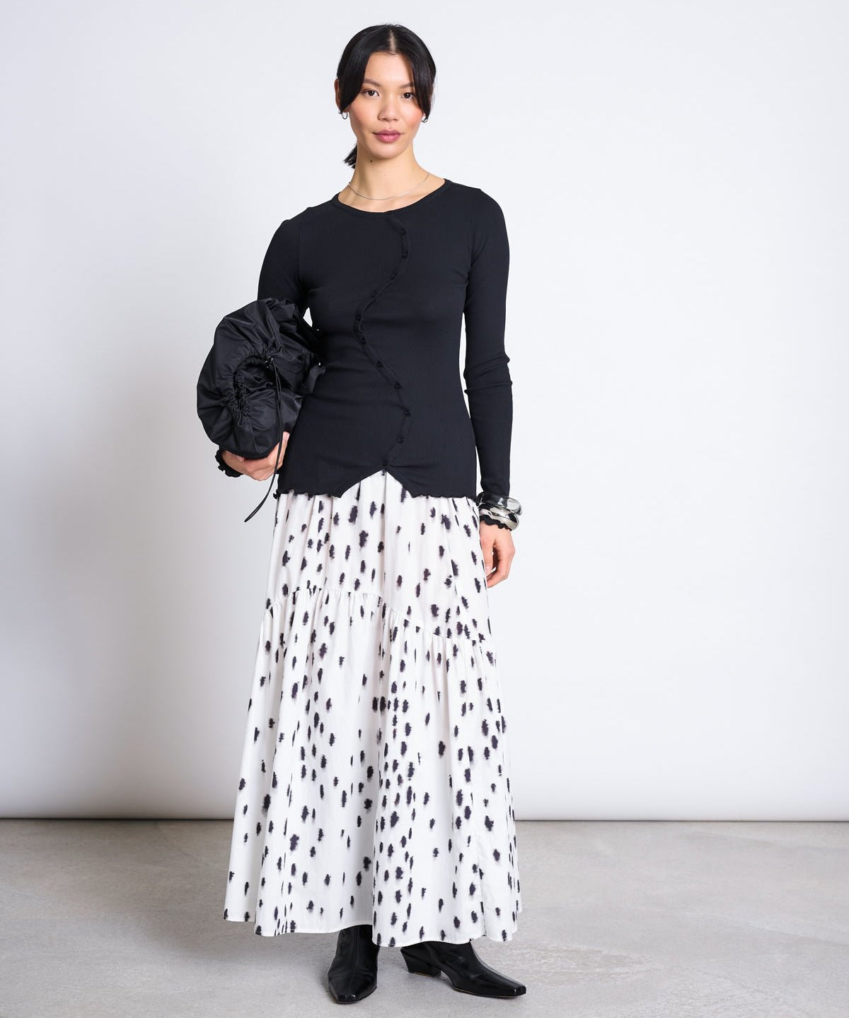 JAN 'N JUNE - SERPENS Longsleeve • Black - ROSA ECK