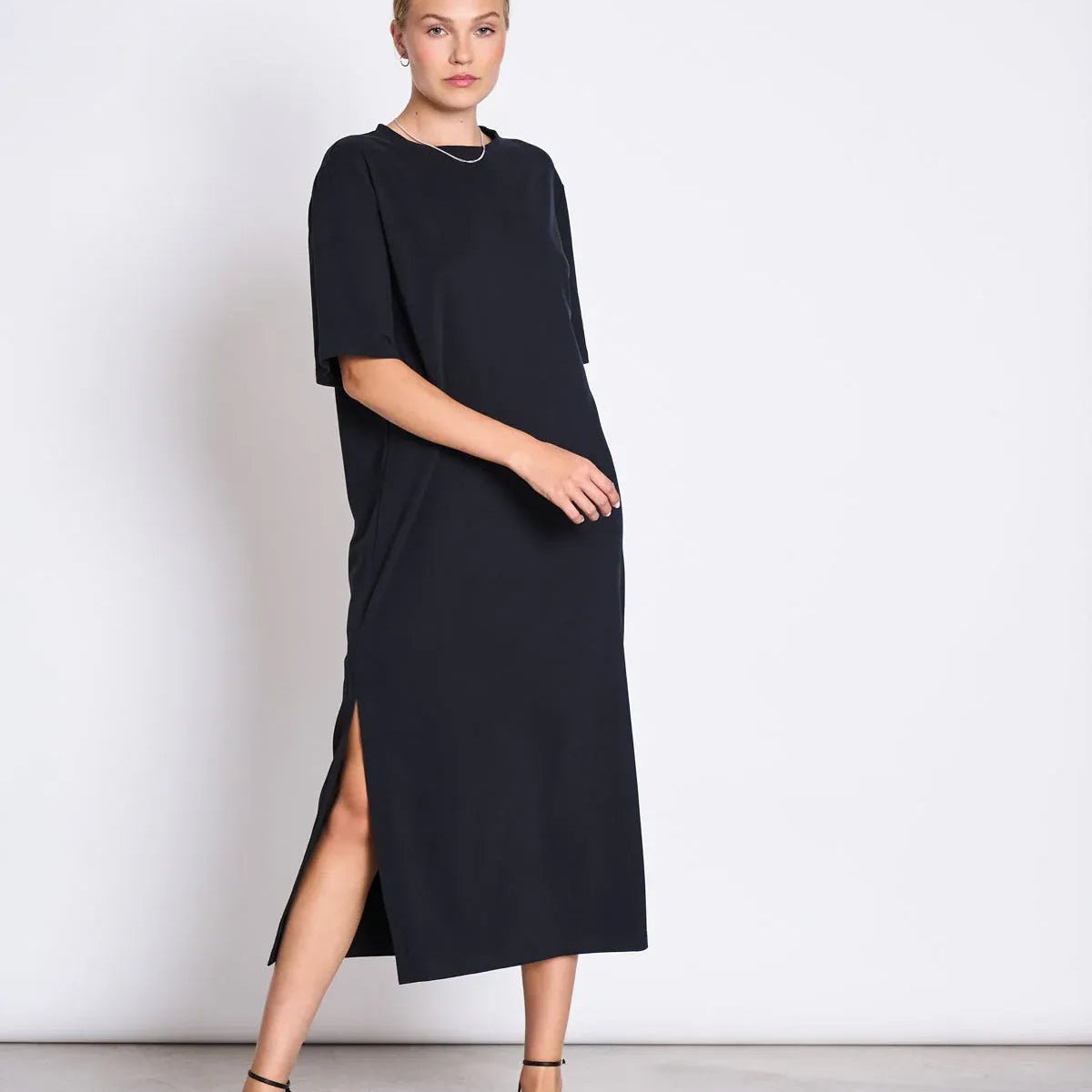 JAN ‘N JUNE - SHIRT DRESS CROVIE BLACK Kleid - Kleid - ROSA ECK Concept Store