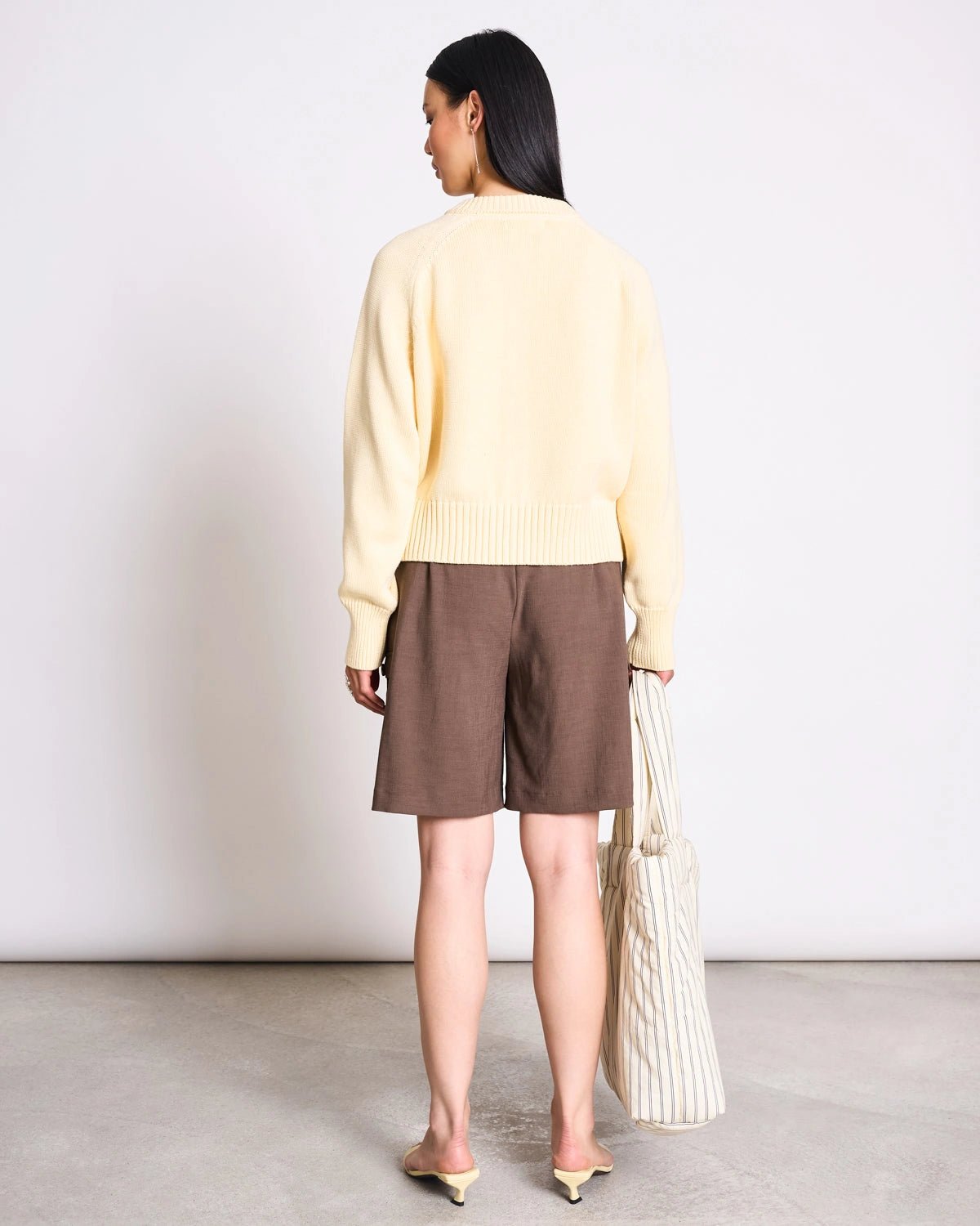 JAN 'N JUNE - SIVIA Strickjacke • Buttermilk - ROSA ECK