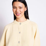 JAN 'N JUNE - SIVIA Strickjacke • Buttermilk - ROSA ECK