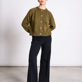 JAN 'N JUNE - SIVIA Strickjacke • Woody Olive - ROSA ECK