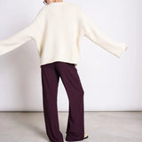 JAN ‘N JUNE - SMILLA Ripp - Hose aus Lyocell • Cherry Lacquer - ROSA ECK Concept Store