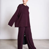 JAN ‘N JUNE - SMILLA Ripp - Hose aus Lyocell • Cherry Lacquer - ROSA ECK Concept Store