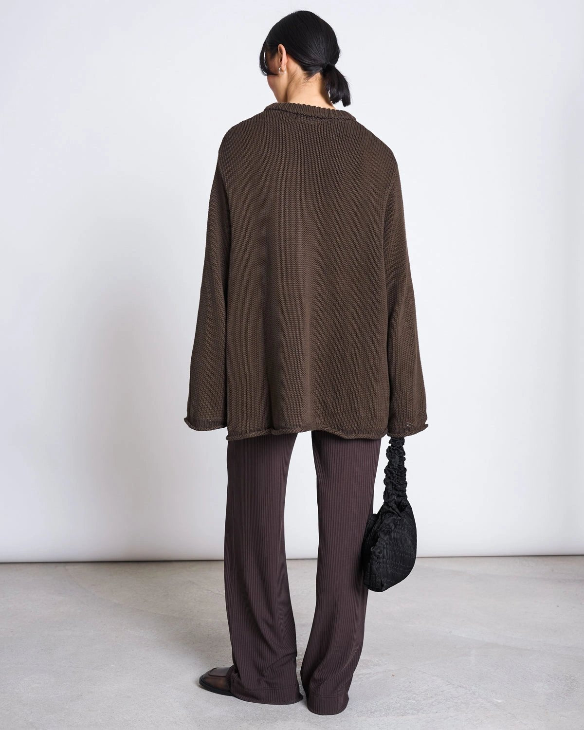 JAN 'N JUNE - SMILLA Ripp-Hose aus Lyocell • Mud - ROSA ECK