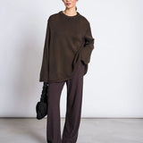 JAN 'N JUNE - SMILLA Ripp-Hose aus Lyocell • Mud - ROSA ECK
