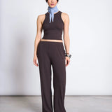 JAN 'N JUNE - SMILLA Ripp-Hose aus Lyocell • Mud - ROSA ECK