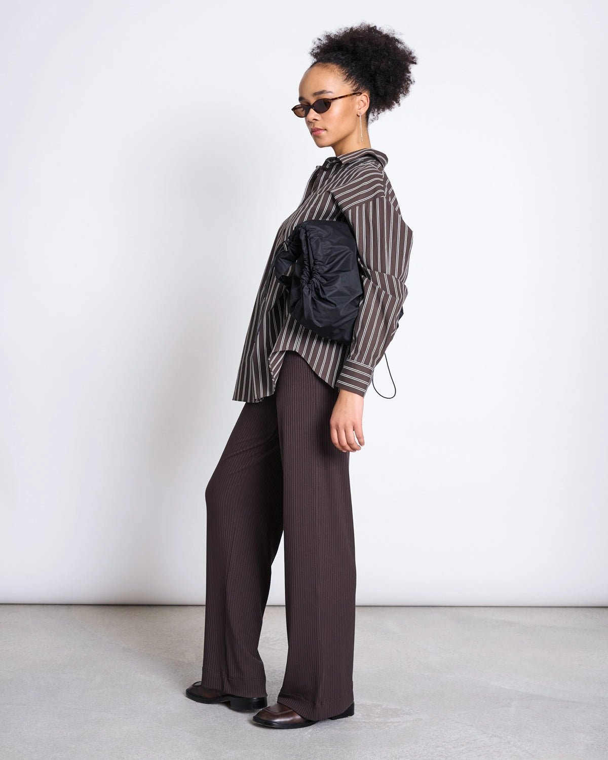 JAN 'N JUNE - SMILLA Ripp-Hose aus Lyocell • Mud - ROSA ECK