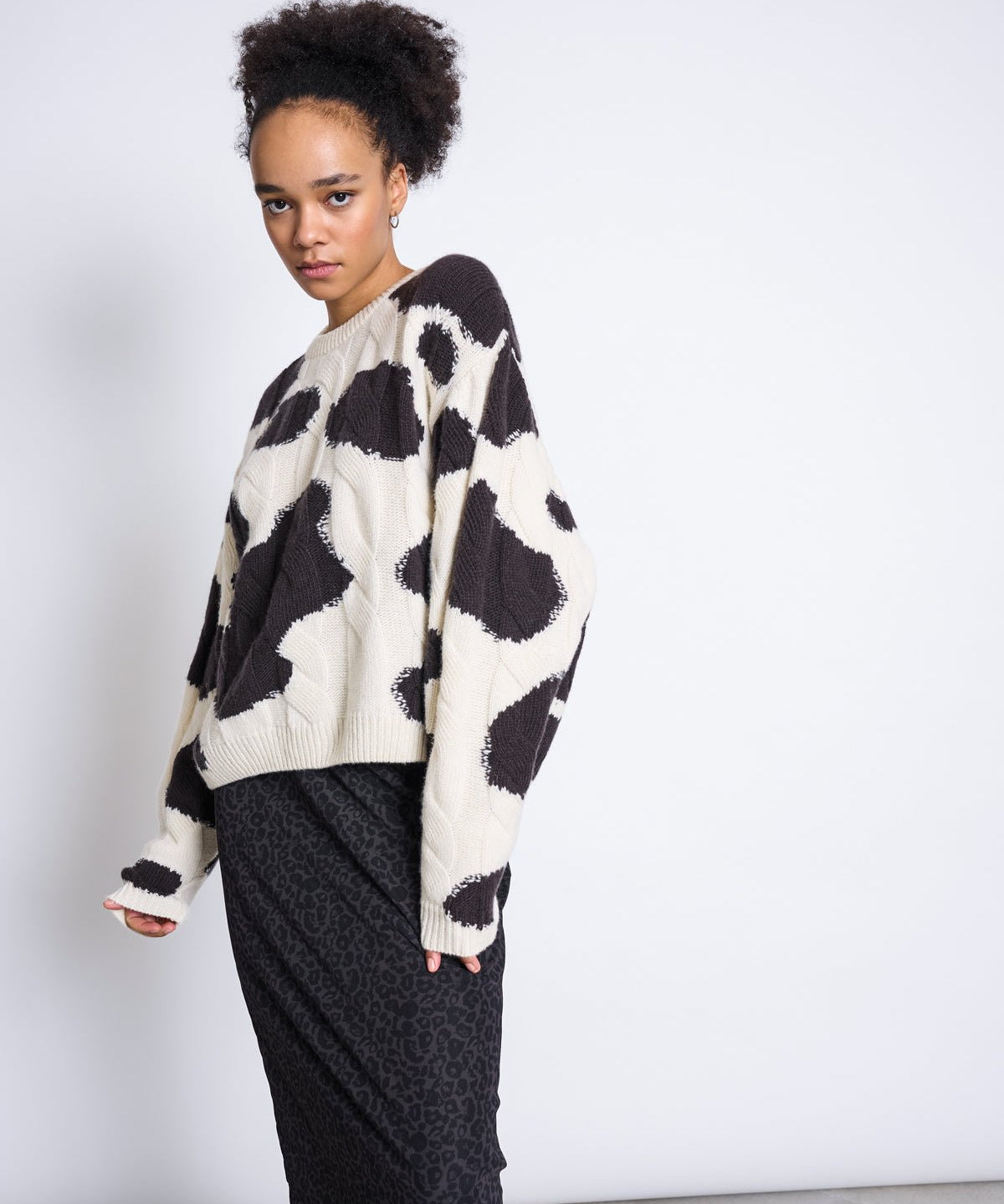 JAN 'N JUNE - SMUK Maxirock • Dark Leo Print - ROSA ECK